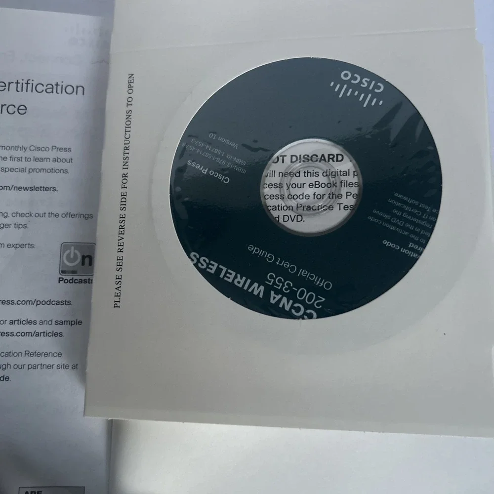 CCNA Wireless 200-355 Official Cert Guide David Hucaby Hardcover Good